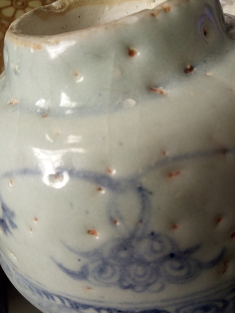 古玩陶瓷青花寶相花紋碗拍賣,當前價格1399元