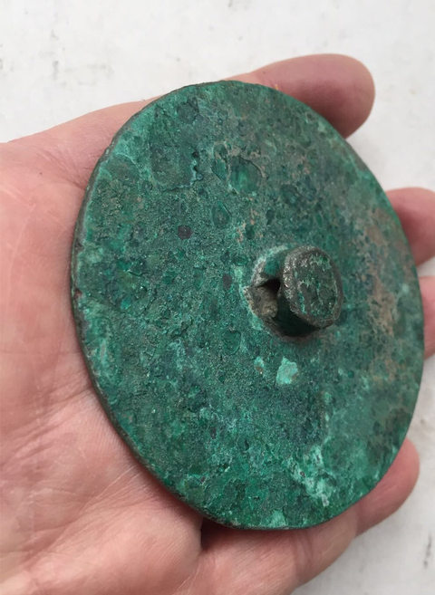 古玩銅器元鏡拍賣，當前價格450元