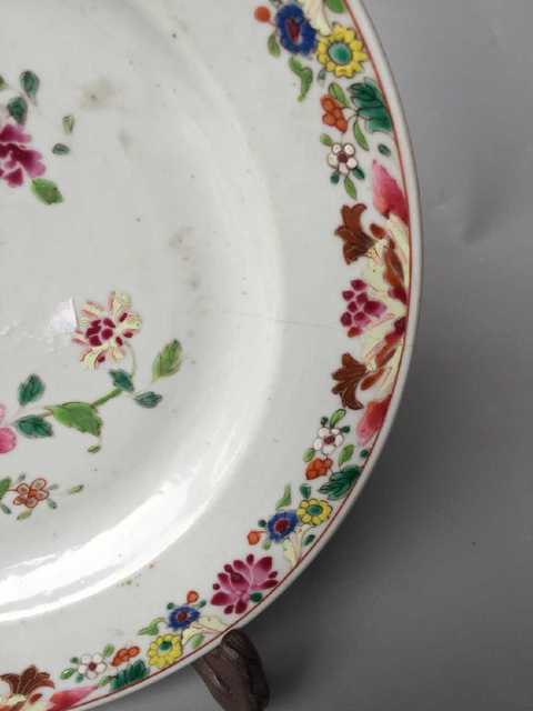 古玩陶瓷清雍正乾隆粉彩盤拍賣,當前價格1600元