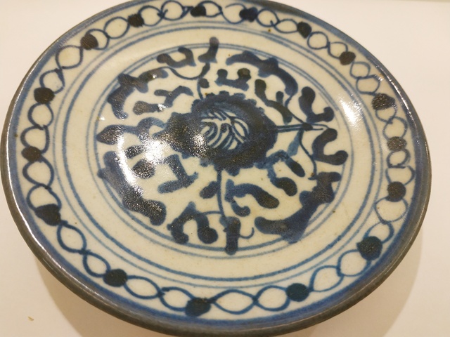 古玩陶瓷晚清青花小盤拍賣,當前價格299元