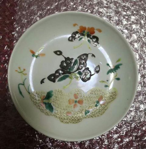 古玩陶瓷粉彩盤拍賣，當前價格698元