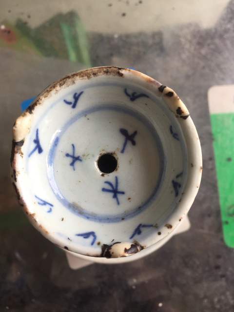 古玩陶瓷燭臺拍賣，當前價格999元