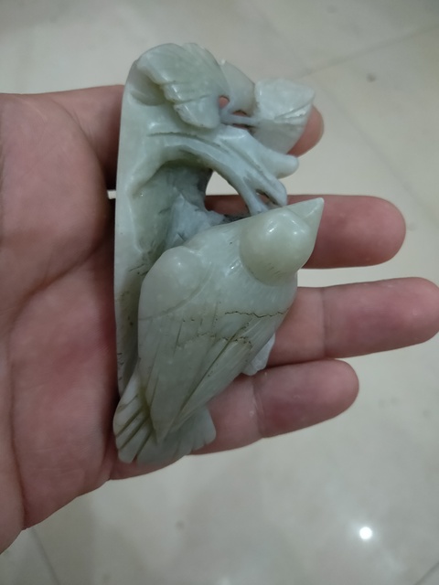 古玩玉器和田喜上眉梢筆架拍賣，當前價格200元