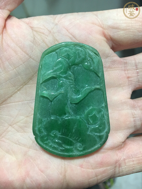 古玩玉器帝王綠翡翠福在眼前拍賣,當前價格0元