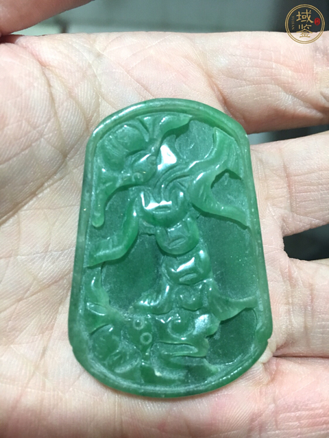 古玩玉器帝王綠翡翠福在眼前拍賣,當前價格0元