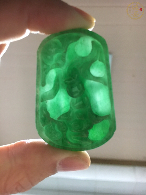 古玩玉器帝王綠翡翠福在眼前拍賣,當前價格0元