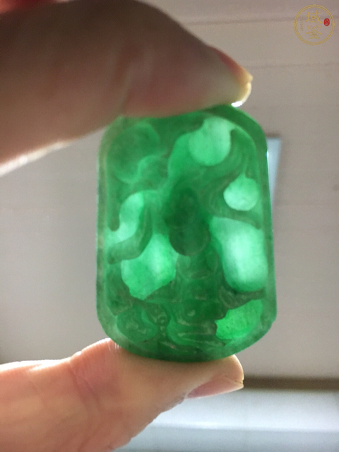 古玩玉器帝王綠翡翠福在眼前拍賣,當前價格0元