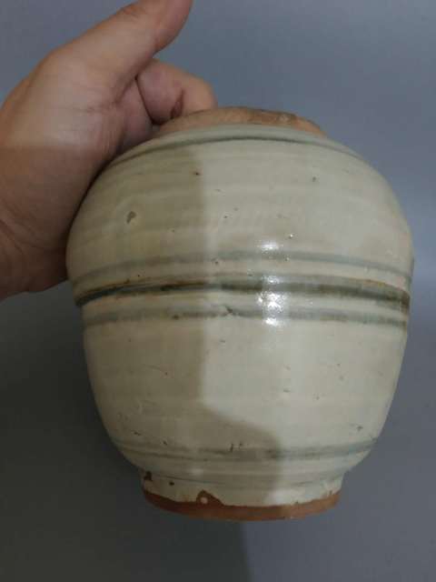 古玩陶瓷清順治青花罐拍賣,當前價格1666元