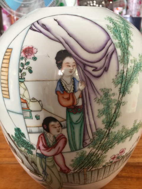 古玩陶瓷冬瓜罐拍賣,當前價格2600元