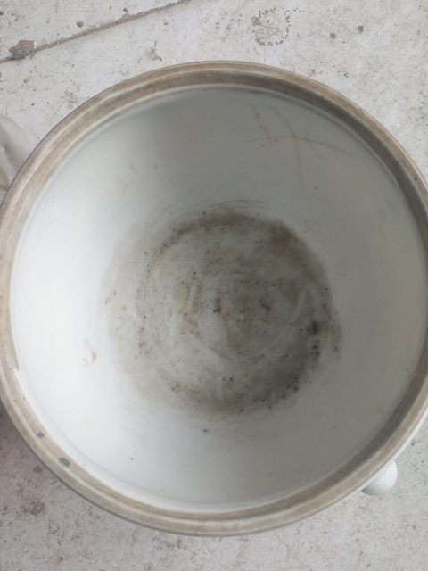 古玩陶瓷民國仕女紋粉彩四系粥罐拍賣，當前價格360元