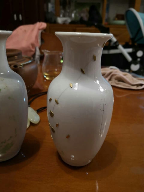 古玩陶瓷小瓶一對拍賣，當前價格900元