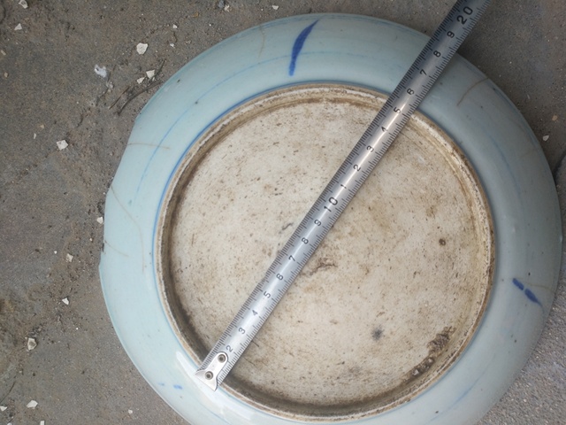 古玩陶瓷青花盤拍賣，當前價格300元