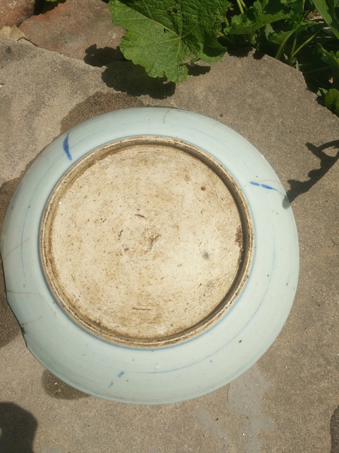 古玩陶瓷青花盤拍賣，當前價格300元