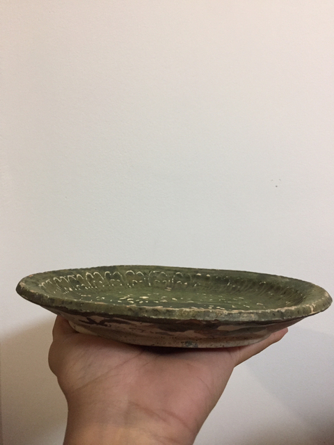 古玩陶瓷金元印花花卉紋盤拍賣,當前價格2000元