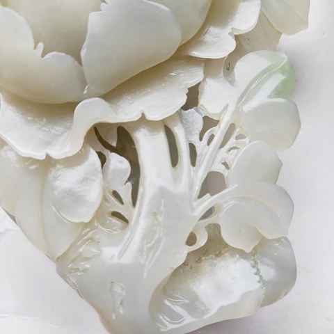 古玩玉器翡翠和田玉花鳥擺件拍賣,當前價格2380元