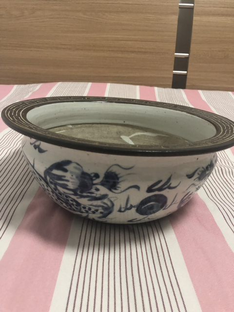 古玩陶瓷哥釉青花龍紋爐拍賣,當前價格2800元