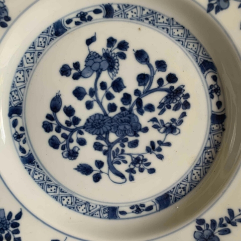 古玩陶瓷青花盤拍賣,當前價格600元