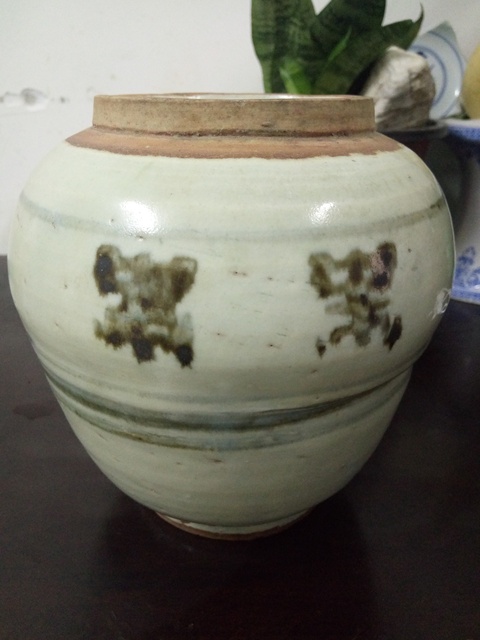 古玩陶瓷清順治青花罐拍賣,當前價格1666元