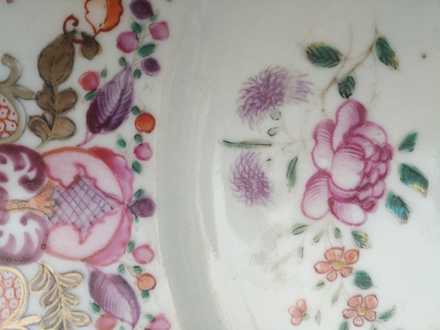 古玩陶瓷廣彩盤拍賣，當前價格1600元