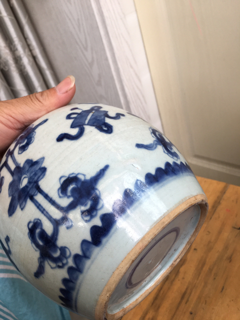 古玩陶瓷青花花卉罐拍賣,當前價格3200元