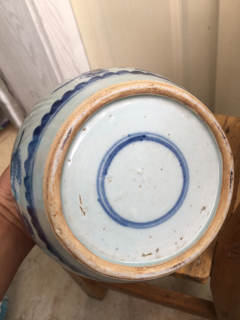 古玩陶瓷青花花卉罐拍賣,當前價格3200元