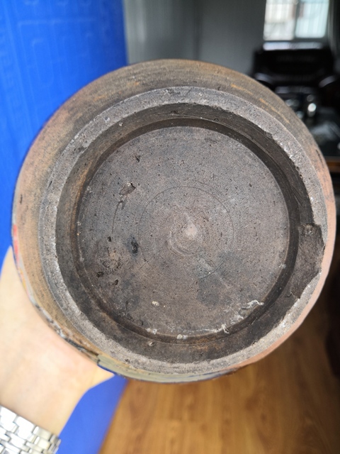 古玩陶瓷褐釉瓶拍賣，當前價格200元