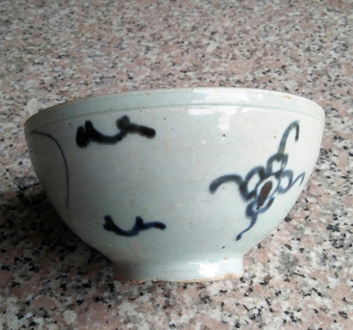 古玩陶瓷龍碗大海碗拍賣，當前價格1600元