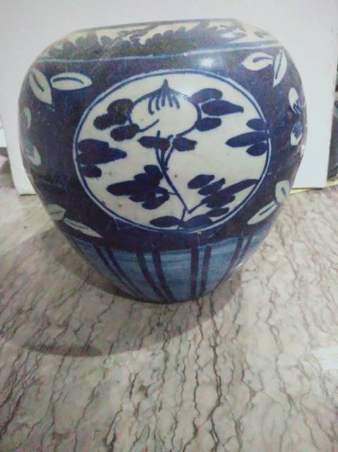 古玩陶瓷青花罐拍賣,當前價格1198元