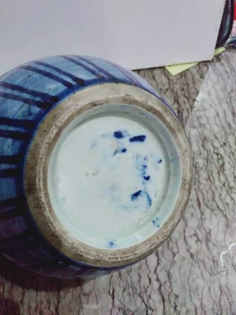 古玩陶瓷青花罐拍賣,當前價格1198元