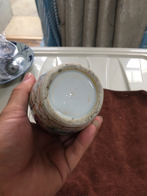 古玩陶瓷晚清.人物廣彩瓶拍賣,當前價格1800元