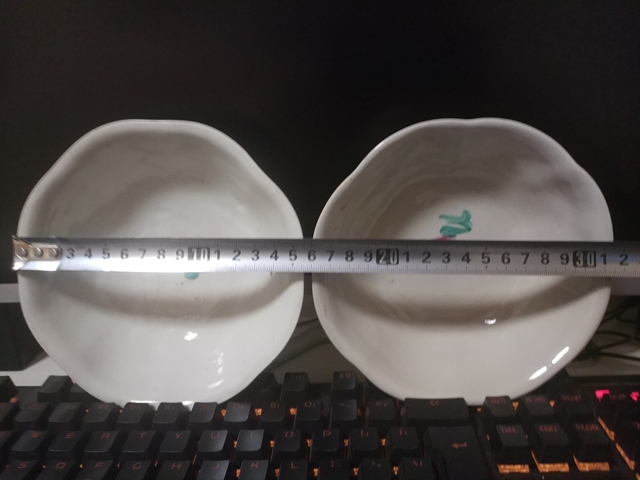 古玩陶瓷民國粉彩碗一對拍賣,當前價格999元