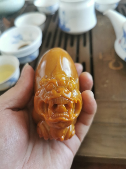 古玩玉器貔貅拍賣，當前價格12000元