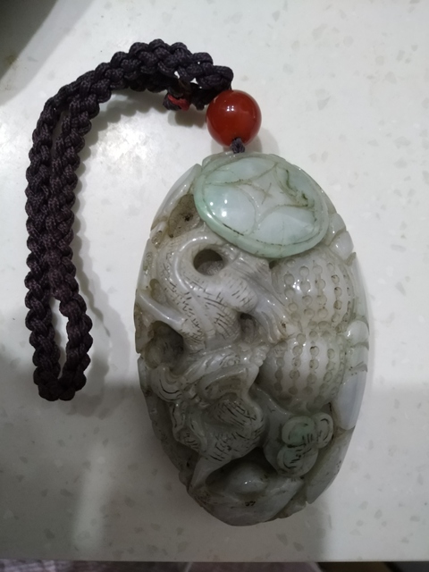古玩玉器翡翠吊墜拍賣,當(dāng)前價(jià)格600元