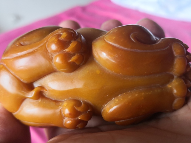 古玩玉器現代和田貔貅拍賣，當前價格10000元