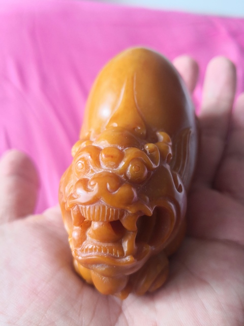 古玩玉器現代和田貔貅拍賣，當前價格10000元