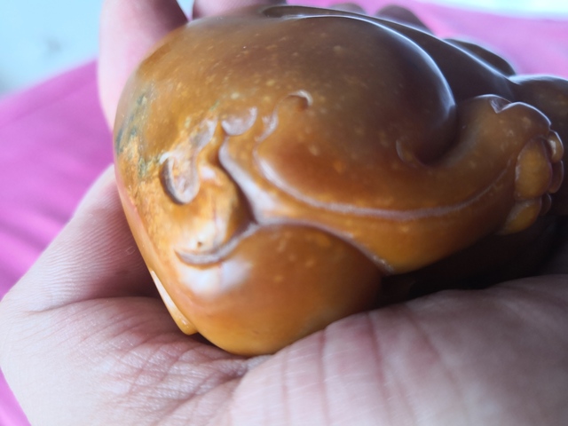 古玩玉器現代和田貔貅拍賣，當前價格10000元