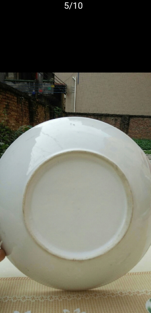 古玩陶瓷民國彩瓷盤一組拍賣,當前價格680元