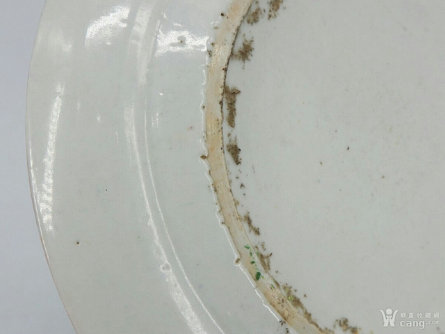 古玩陶瓷清晚期廣彩花鳥盤拍賣,當前價格900元