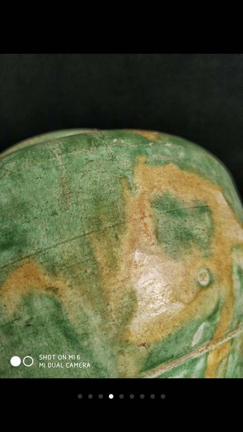 古玩陶瓷明. 三彩罐（稀少藏品）拍賣，當前價格2000元