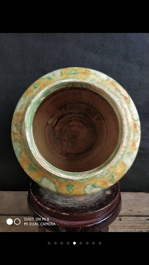 古玩陶瓷明. 三彩罐（稀少藏品）拍賣，當前價格2000元