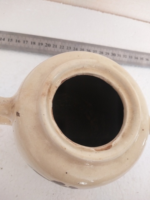 古玩陶瓷花果紋執壺拍賣，當前價格850元