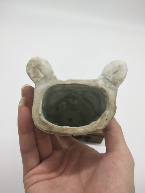 古玩陶瓷晚清民國德化窯白釉送子觀音像拍賣，當(dāng)前價格2988元