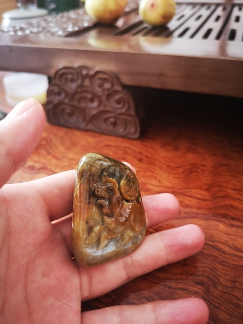古玩玉器玉豬拍賣,當前價格800元