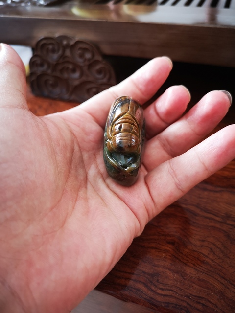 古玩玉器金蟬拍賣，當(dāng)前價格800元