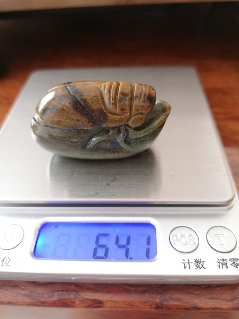 古玩玉器金蟬拍賣，當(dāng)前價格800元