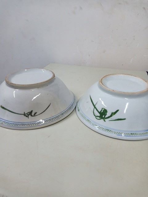古玩陶瓷貼花花卉碗拍賣，當前價格260元