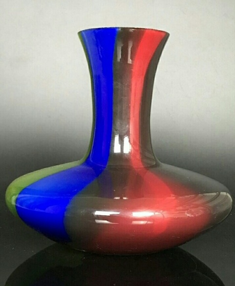 古玩雜項精美七彩琉璃瓶拍賣,當前價格88元