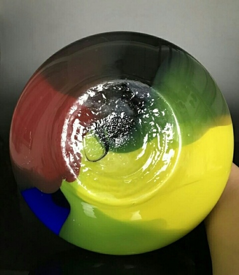 古玩雜項精美七彩琉璃瓶拍賣,當前價格88元