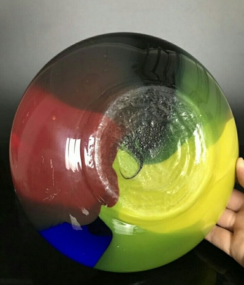 古玩雜項精美七彩琉璃瓶拍賣,當前價格88元