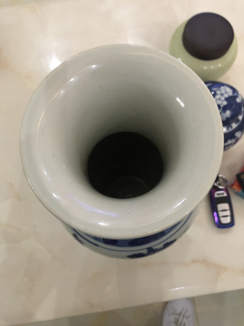古玩陶瓷雙龍牡丹瓶拍賣，當前價格19000元